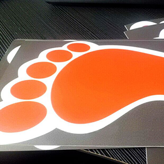 UV Resistant Removable floor magnets graphic decals and vinyl floor graphics sticker